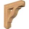 Ekena Millwork Funston Craftsman Smooth Bracket, Western Red Cedar, 5 1/2"W x 26"D x 26"H BKT06X26X26FST04SWR - alternate 1
